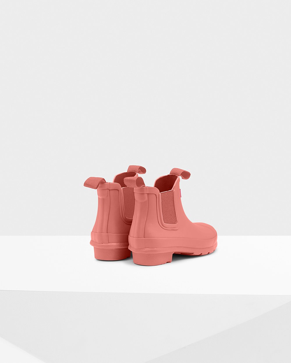 Chelsea Boots Barn - Hunter Original Stora - Rosa - 051376-BKI